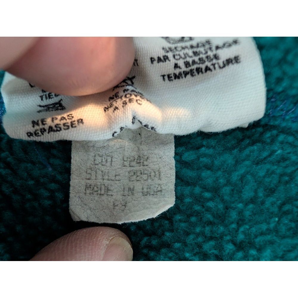 Vtg Patagonia Vest Synchilla Fleece Lined Nylon Shell Zipper Pockets Unisex XS - Picture 10 of 11